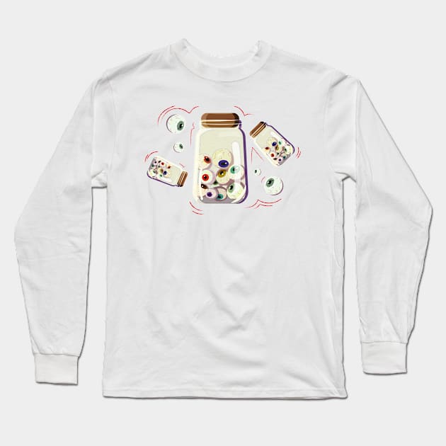 Are they still looking? Long Sleeve T-Shirt by THENADAs